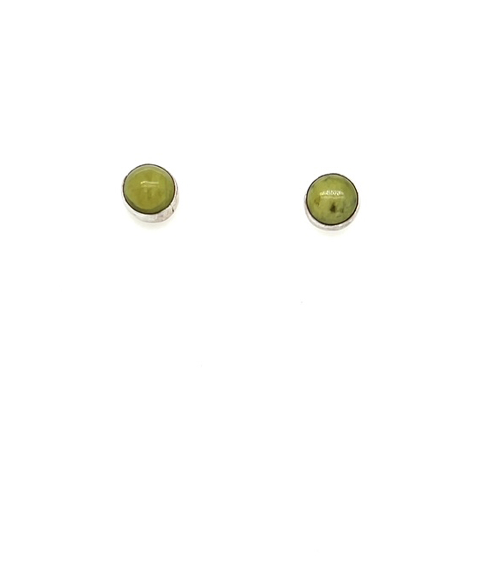 Green Serpentine Norwegian Studs