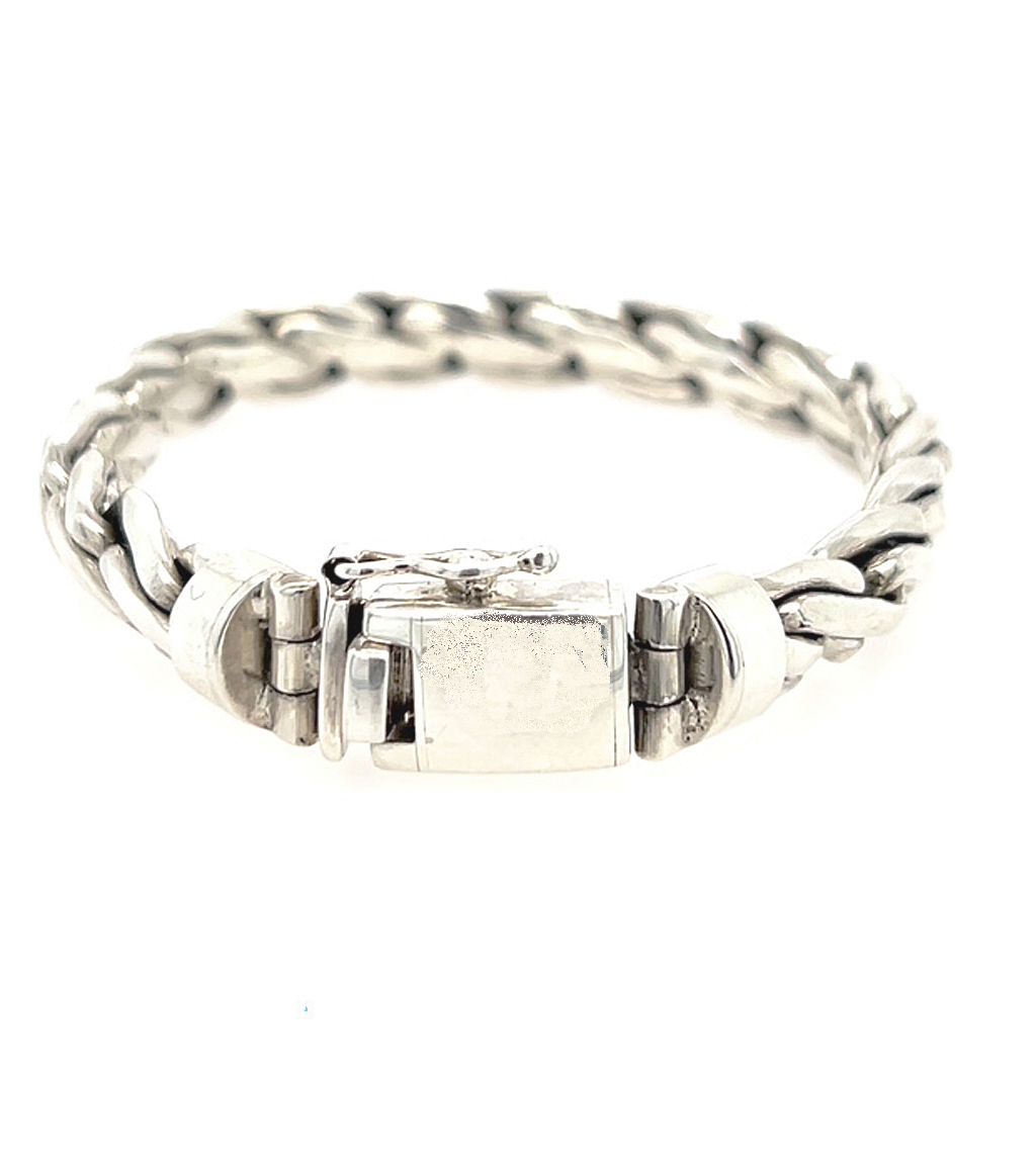 Sterling Silver Bali Bracelet