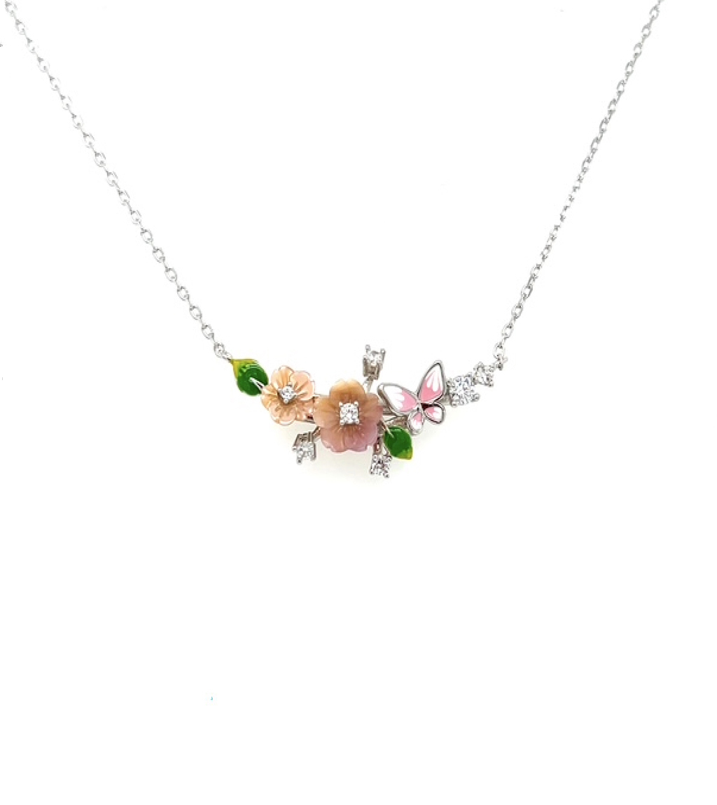 A bit of a French Garden in a Necklace