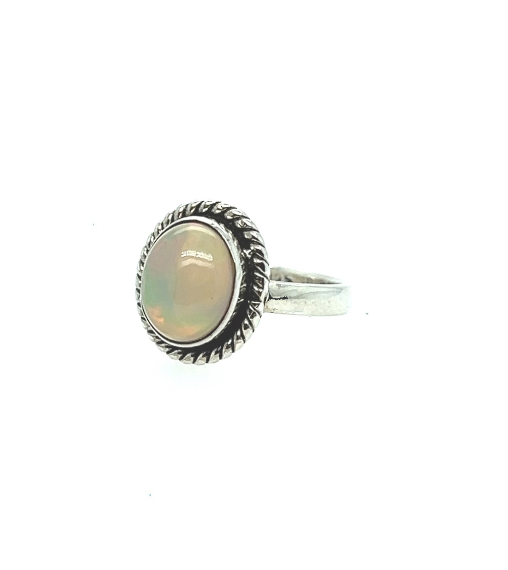 Oval Opal Ring