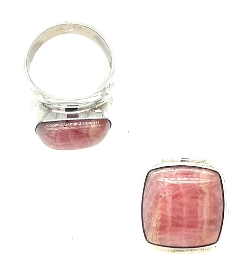 Rhodochrosite Ring