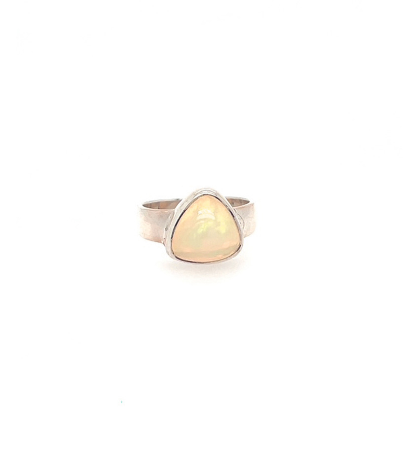 Triangular Cabochon Cut Opal