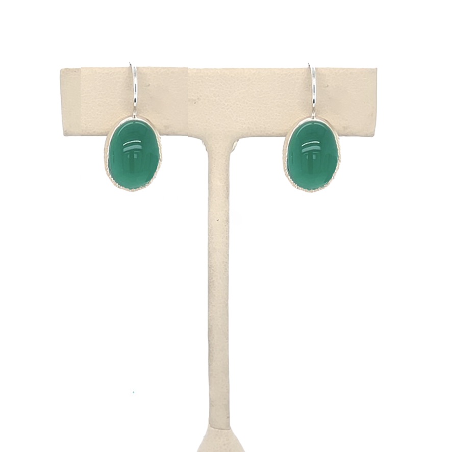 Green Onyx Earrings