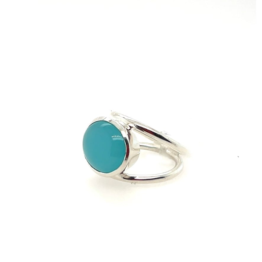 Blue Chalcedony Ring
