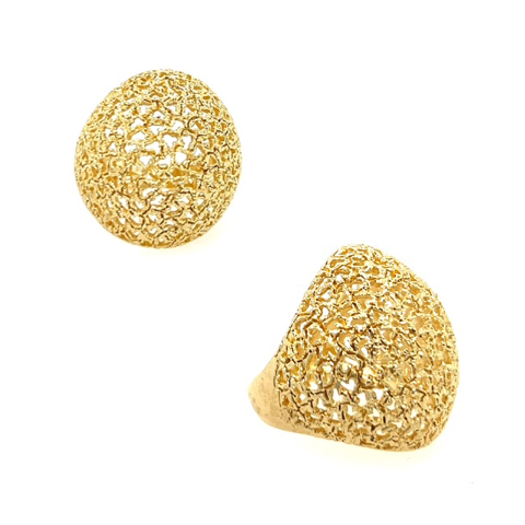 Gold Bauble Ring
